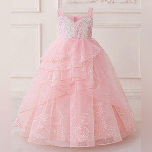 Elegant Pink Kids Dress